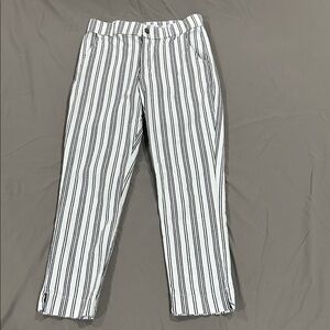 Striped Black and White Pants